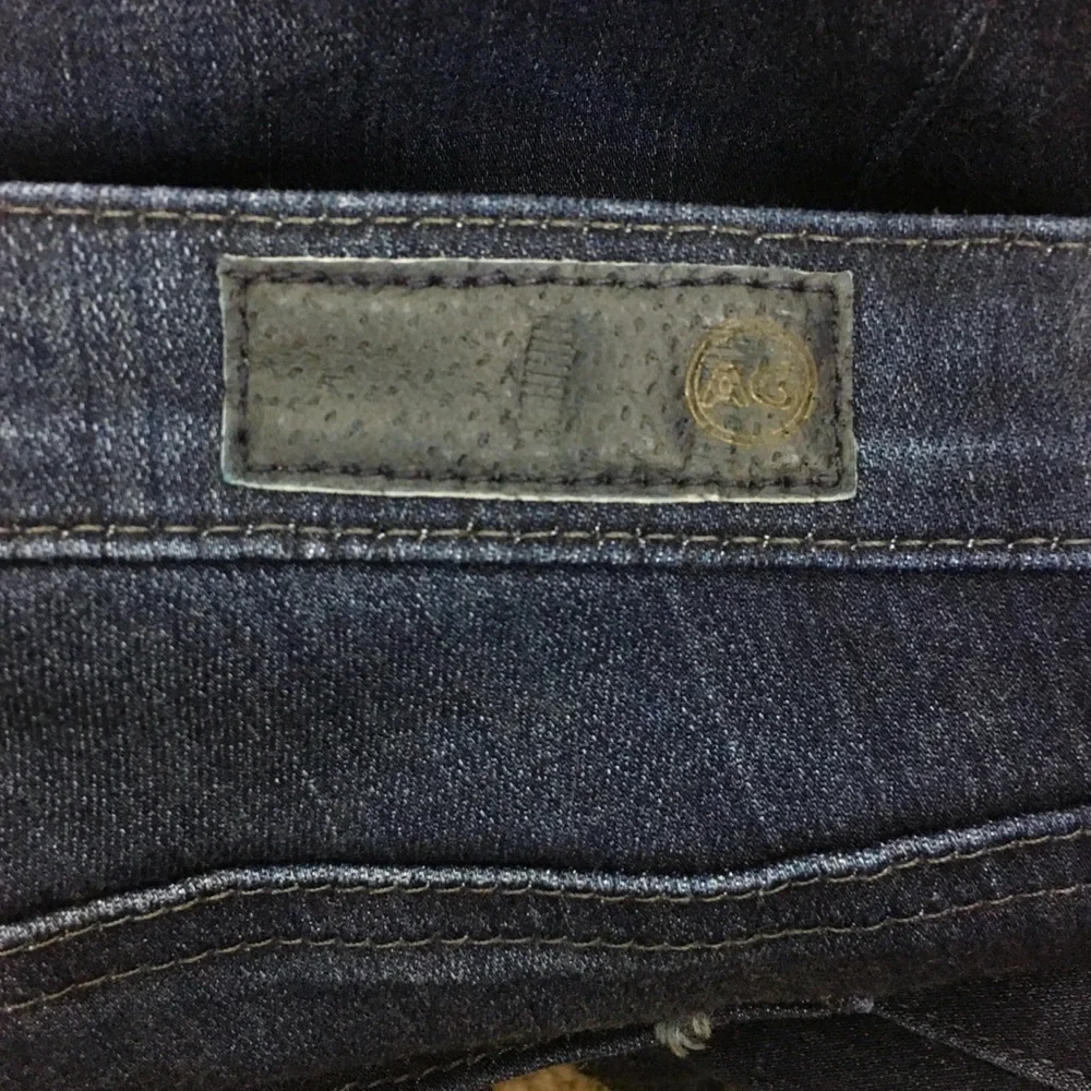 AG Adriano Goldschmied Jeans Legging Ankle Super Skinny Dark Stretch Denim 25R - Picture 9 of 11